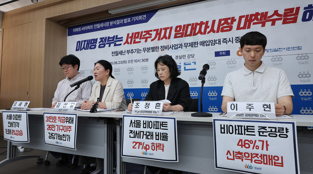 서민주거지 임대차시장 대책 수립 촉구하는 경실련