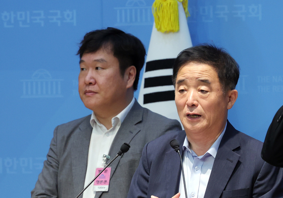 이화영 전 부지사 석방 촉구하는 강득구 의원
