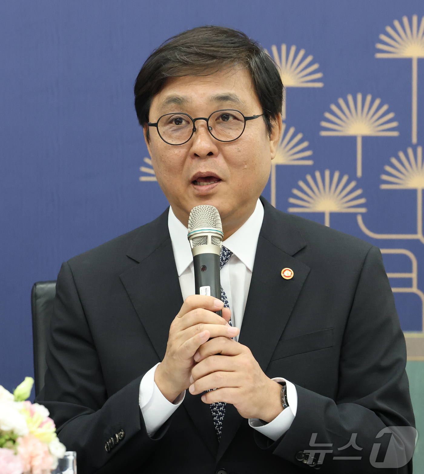 (서울=뉴스1) 오대일 기자 = 최휘영 문화체육관광부 장관이 23일 오후 서울 종로구 국립현대미술관에서 열린 '문화로 도약하는 K-ODA, K-이니셔티브' 문화 분야 국제개발협력 …