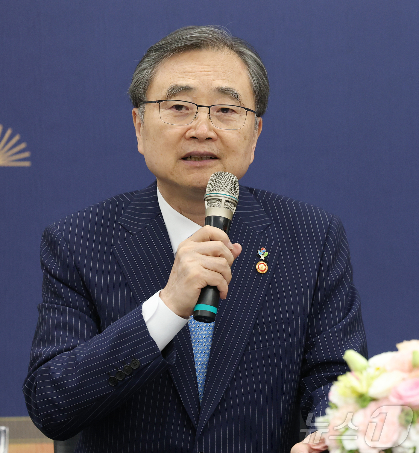 (서울=뉴스1) 오대일 기자 = 조현 외교부 장관이 23일 오후 서울 종로구 국립현대미술관에서 열린 '문화로 도약하는 K-ODA, K-이니셔티브' 문화 분야 국제개발협력 및 한국문 …