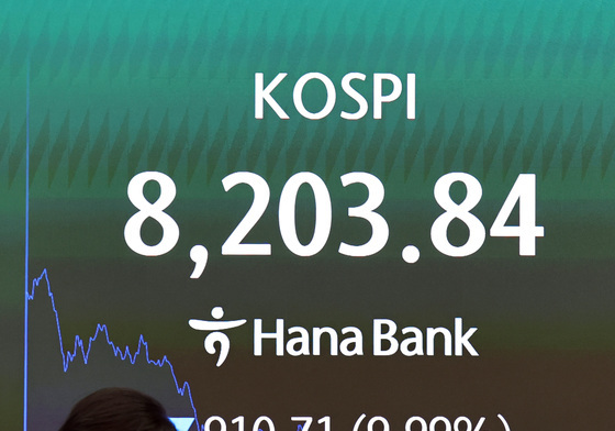 코스피 '뚝'