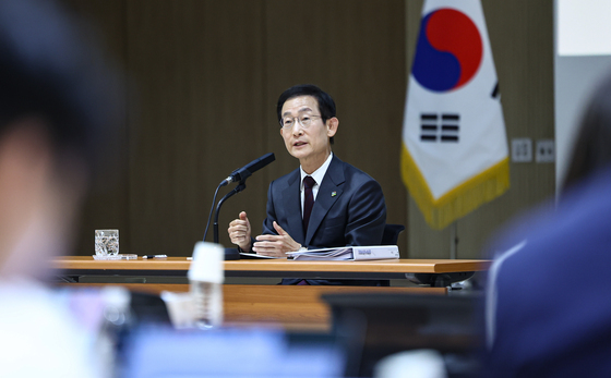 기자간담회 갖는 김호철 감사원장