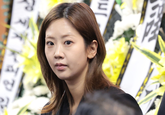 강혜연, 고(故) 옥희 영결식 참석