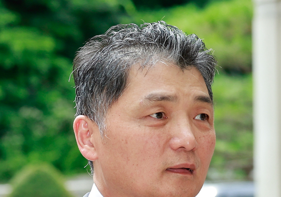 항소심 첫 공판 출석하는 김범수 센터장