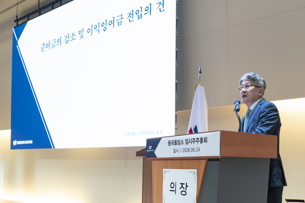 동국홀딩스, 준비금→이익 잉여금 전환 "배당 재원 확보"