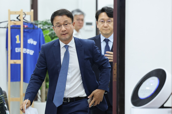 긴급 기자회견 연 한병도 원내대표