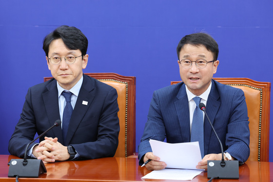 원 구성 협상 관련 기자회견하는 한병도
