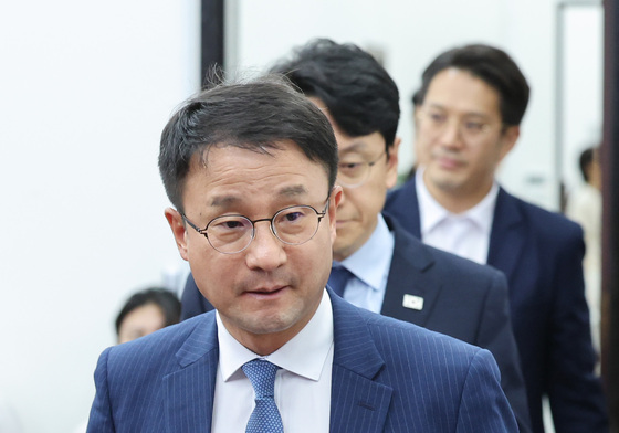 기자회견 연 한병도 원내대표