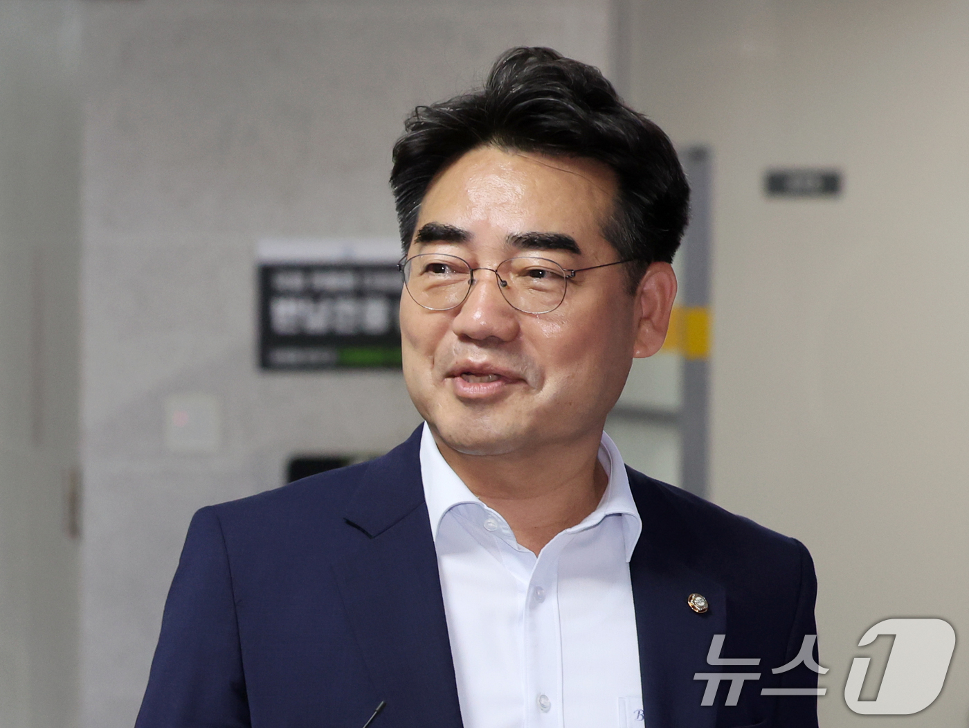 (서울=뉴스1) 황기선 기자 = 이성권 국민의힘 의원이 25일 오전 서울 여의도 의원회관에서 열린 당내 쇄신파 모임 '대안과 미래' 조찬모임에 참석하고 있다.  2026.6.25/ …