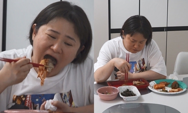 '나혼산' 김신영, 클라스가 다른 '모닝 삼겹살'…"왕처럼 먹어야 해"