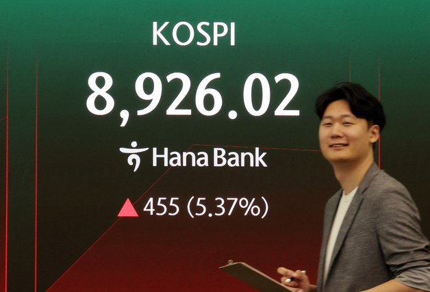 코스피, 5% 급등에 매수 사이드카 발동