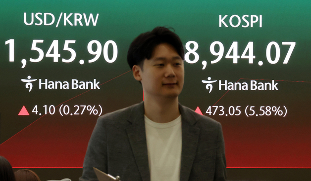 '마이크론 훈풍' 코스피 8400→8900 '급등'…삼전 7%·하닉 9%[개장시황]