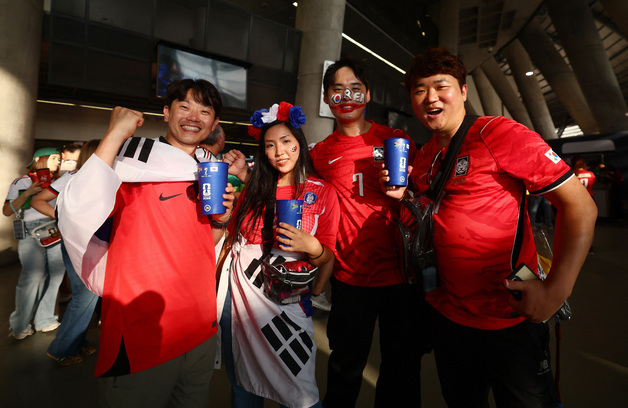 [포토] 남아공전, 현지 찾은 팬들도 '준비 완료'