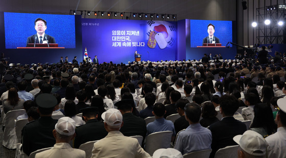 이재명 대통령, 6·25 전쟁 제76주년 기념사