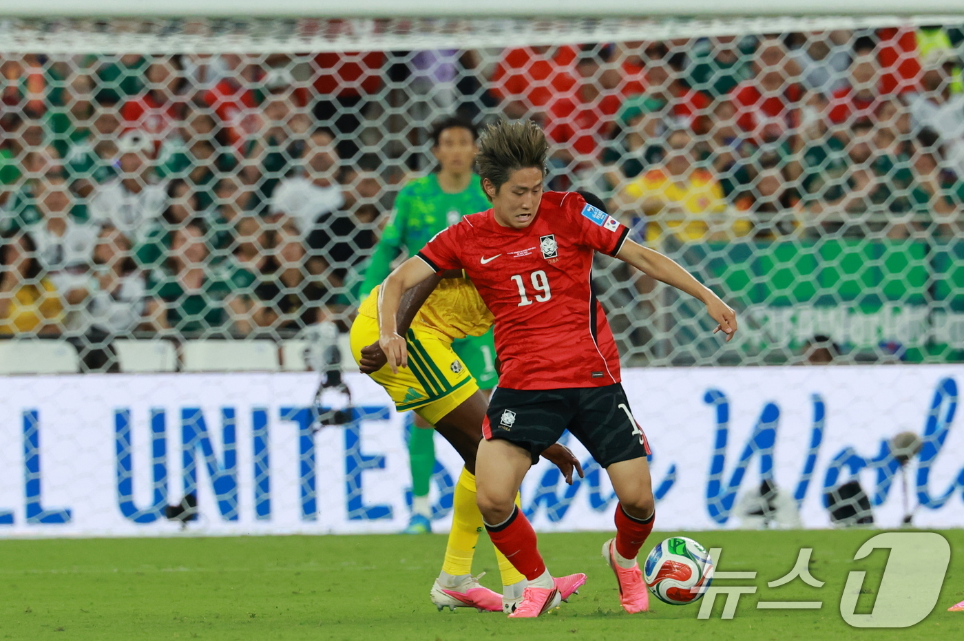 (몬테레이(멕시코)=뉴스1) 임세영 기자 = 대한민국 축구국가대표팀 김승규 골키퍼가 24일(현지시간) 멕시코 몬테레이 스타디움에서 열린 2026 북중미 월드컵 A조 조별리그 3차전 …