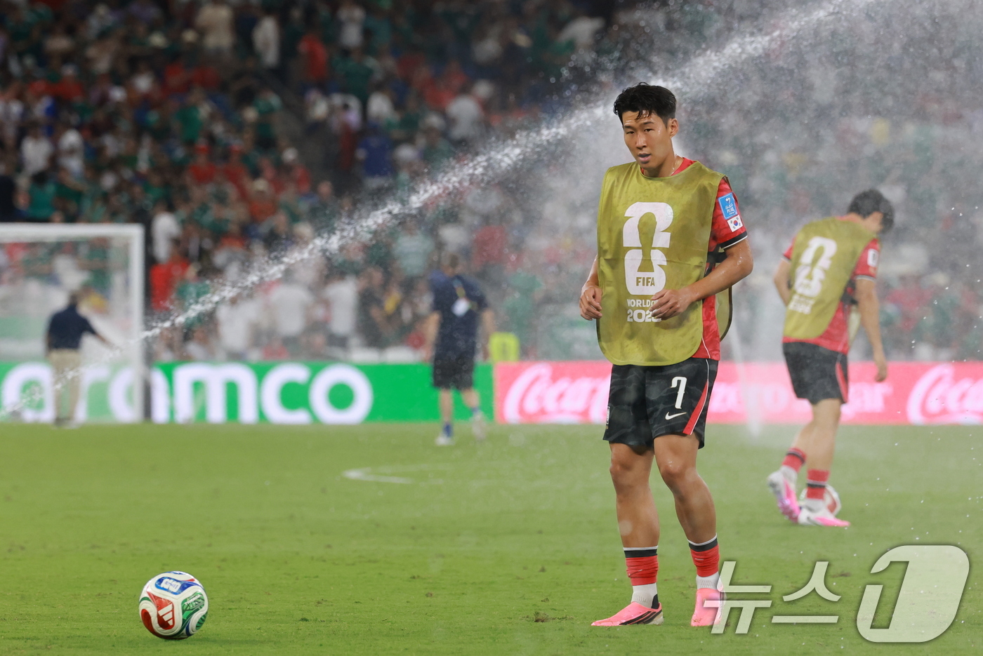 (몬테레이(멕시코)=뉴스1) 임세영 기자 = 대한민국 축구국가대표팀 이강인이 24일(현지시간) 멕시코 몬테레이 스타디움에서 열린 2026 북중미 월드컵 A조 조별리그 3차전 대한민 …