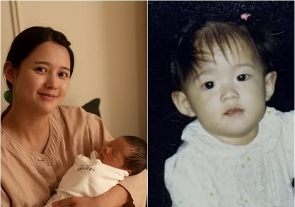 '득남' 남보라, 붕어빵 아들 공개 "나 어릴 때 사진보니 똑같아" [N샷]