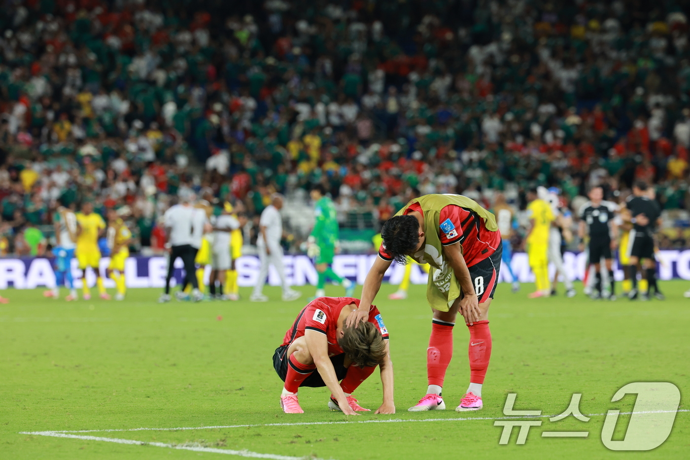 (몬테레이(멕시코)=뉴스1) 임세영 기자 = 대한민국 축구국가대표팀 이강인이 24일(현지시간) 멕시코 몬테레이 스타디움에서 열린 2026 북중미 월드컵 A조 조별리그 3차전 대한민 …