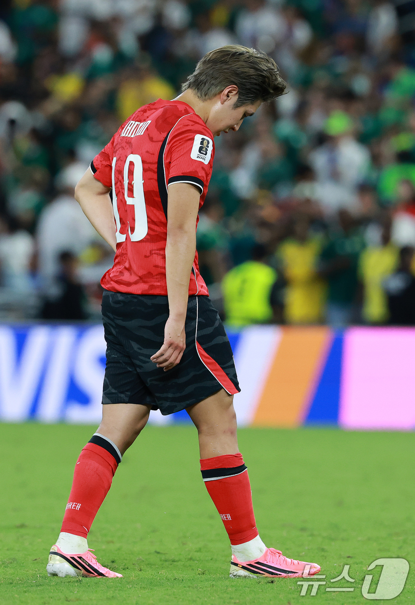 (몬테레이(멕시코)=뉴스1) 임세영 기자 = 대한민국 축구국가대표팀 이강인이 24일(현지시간) 멕시코 몬테레이 스타디움에서 열린 2026 북중미 월드컵 A조 조별리그 3차전 대한민 …