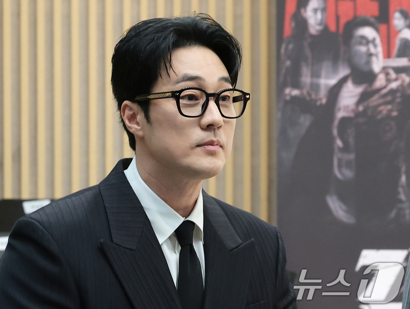 (서울=뉴스1) 권현진 기자 = 배우 소지섭이 25일 오후 서울 양천구 SBS 목동 사옥에서 열린 SBS 금토드라마 ‘김부장’(극본 남대중/연출 이승영) 제작발표회에 참석하고 있다 …