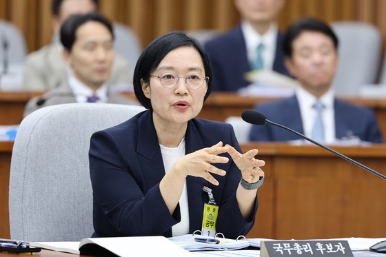 野 "미꾸라지·마귀" 與 "女롤모델·적임자"…한성숙 청문회 공방(종합)