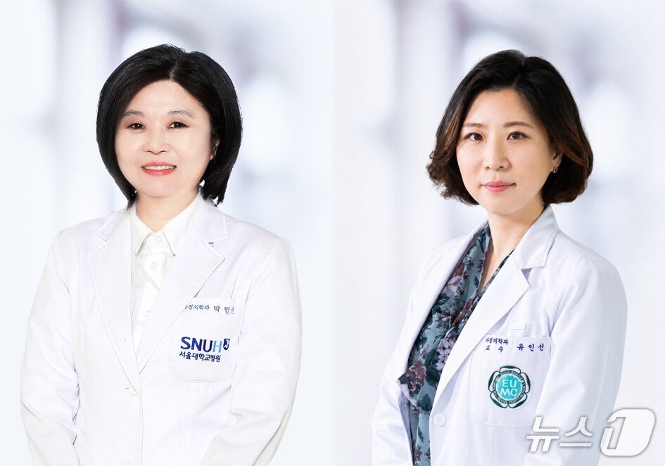 본문 이미지 - 박민선 서울대병원 가정의학과 교수(왼쪽), 유인선 이대서울병원 가정의학과 교수.(서울대병원 제공)