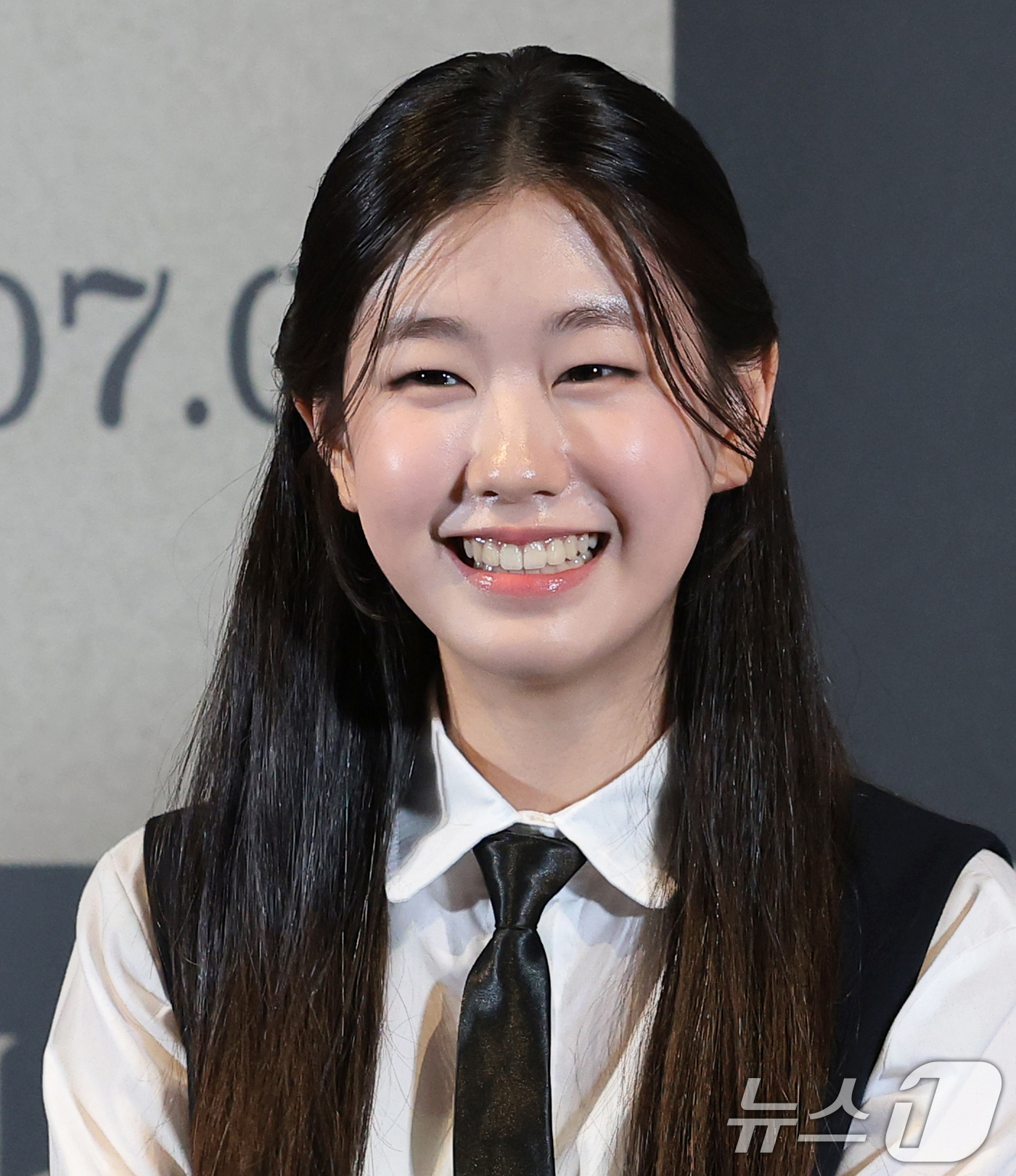 (서울=뉴스1) 권현진 기자 = 배우 박소이가 25일 서울 용산구 CGV용산아이파크몰에서 열린 영화 '그림자 아이'(감독 유은정) 언론시사회에 참석해 환한 미소를 짓고 있다.'그림 …