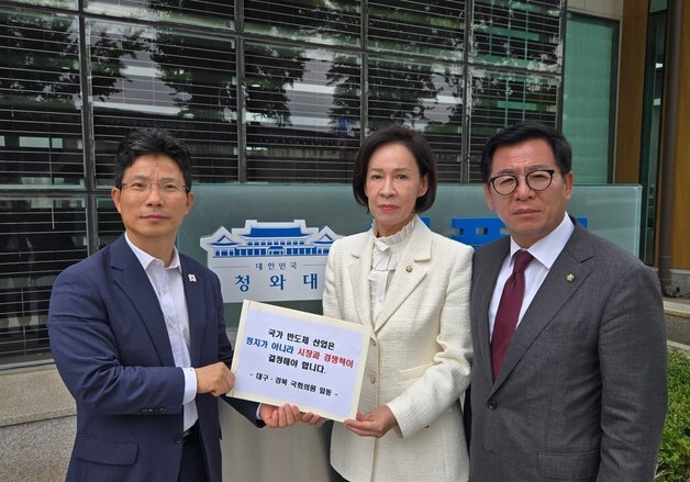 국힘 TK의원, 호남권 반도체 클러스터에 靑 찾아 항의 서한