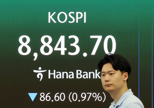 차익매물·원화 환율 급변동 속... 코스피 '하락 출발'