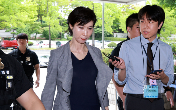 파기환송심 2차 변론 출석하는 노소영 관장
