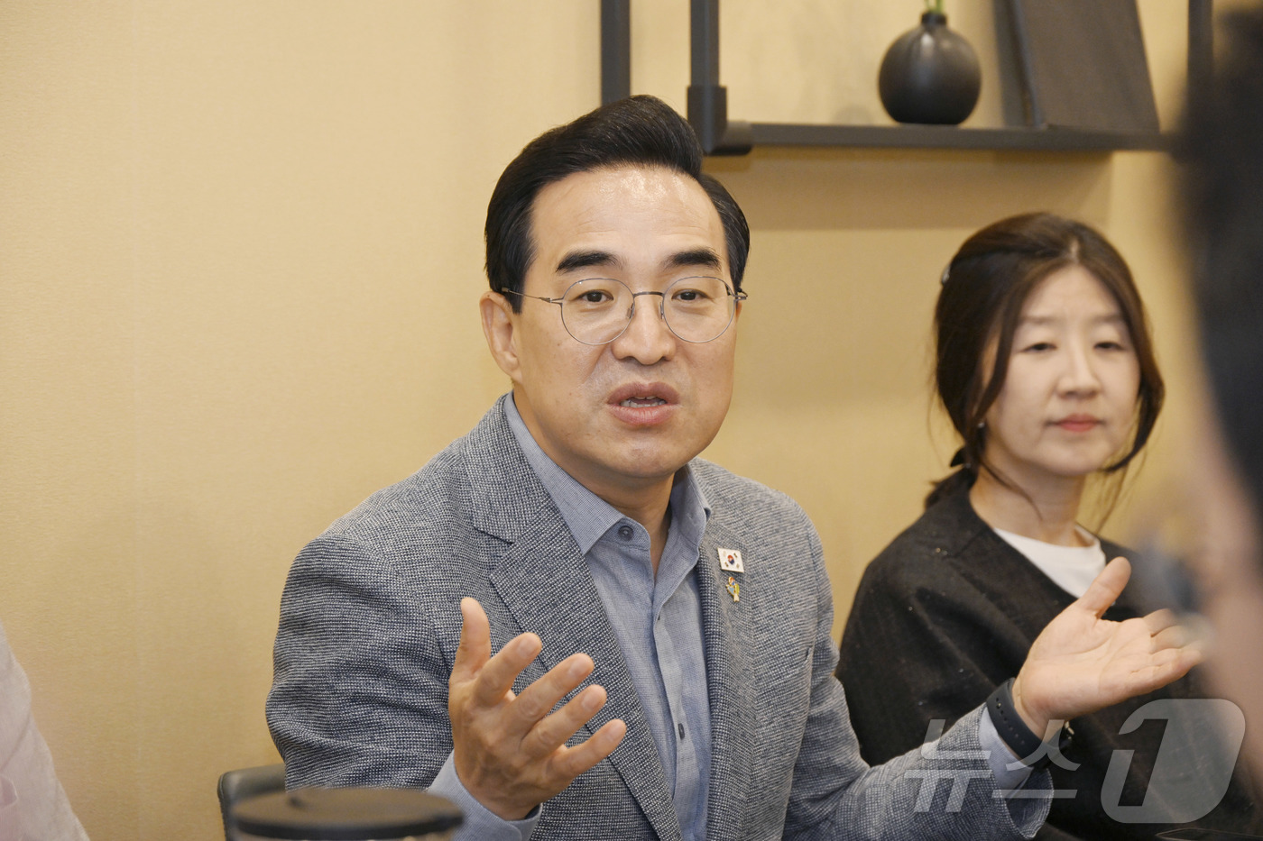 (서울=뉴스1) = 박홍근 기획예산처 장관이 26일 오후 서울 중구 아리연에서 열린 '통합재정사업 평가단 간담회'에서 발언하고 있다. (기획예산처 제공. 재판매 및 DB금지) 20 …