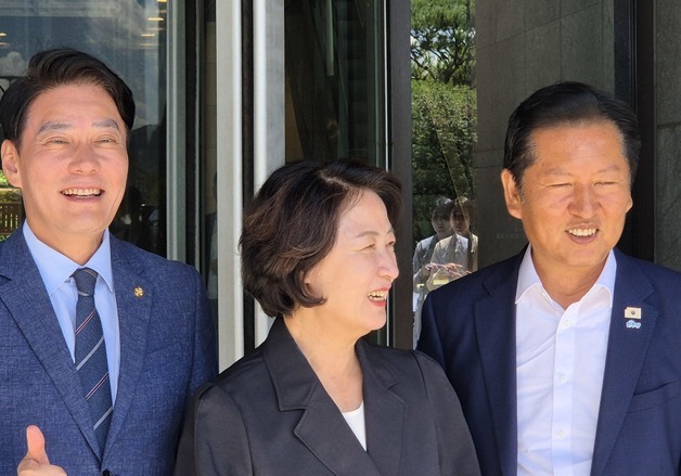 정청래, 양평서 추미애·한민수 만나