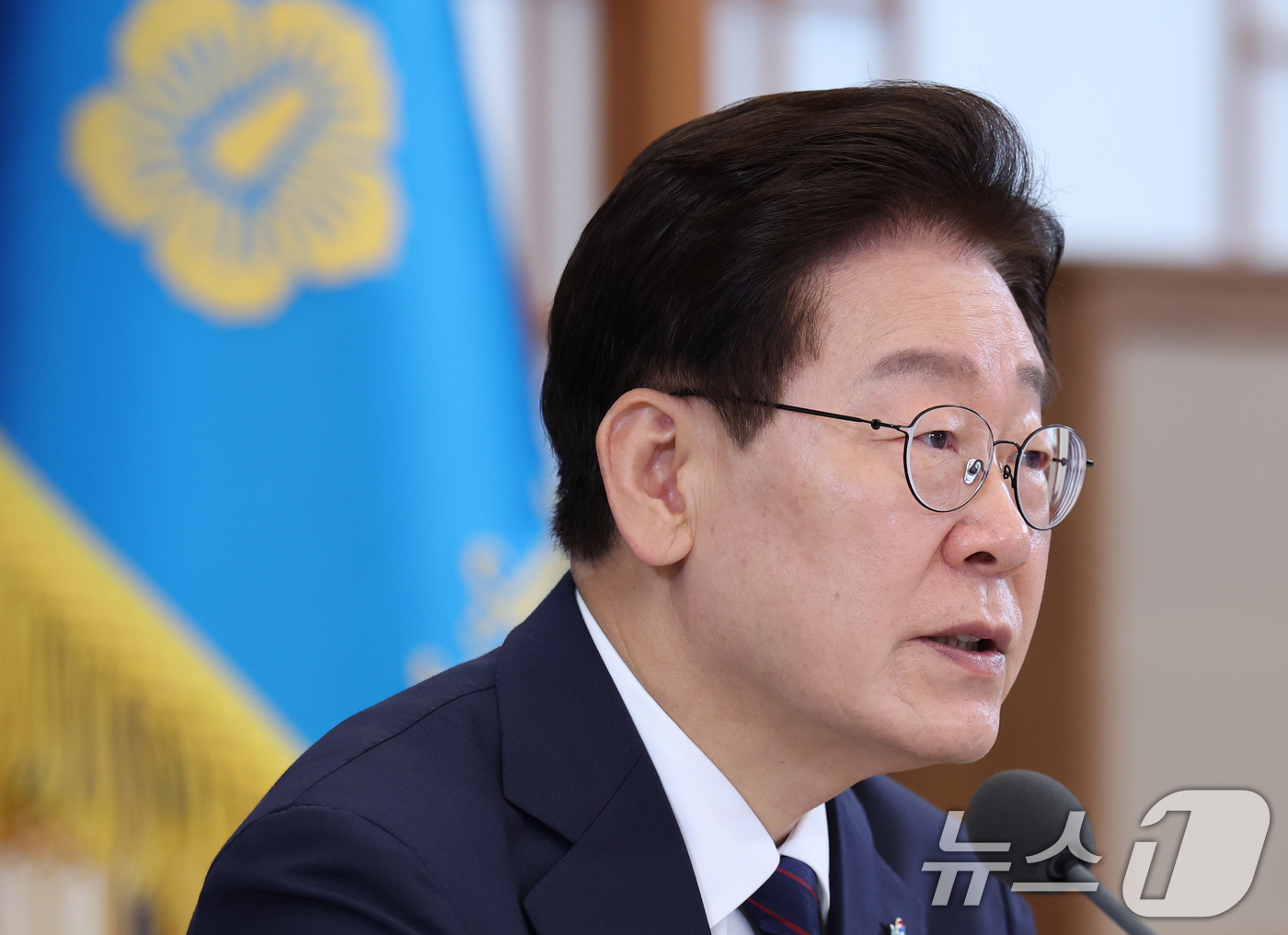 (서울=뉴스1) 이재명 기자 = 이재명 대통령이 26일 청와대에서 열린 미래 新안보 혁신기업 육성 전략회의에서 발언을 하고 있다. 2026.6.26/뉴스1