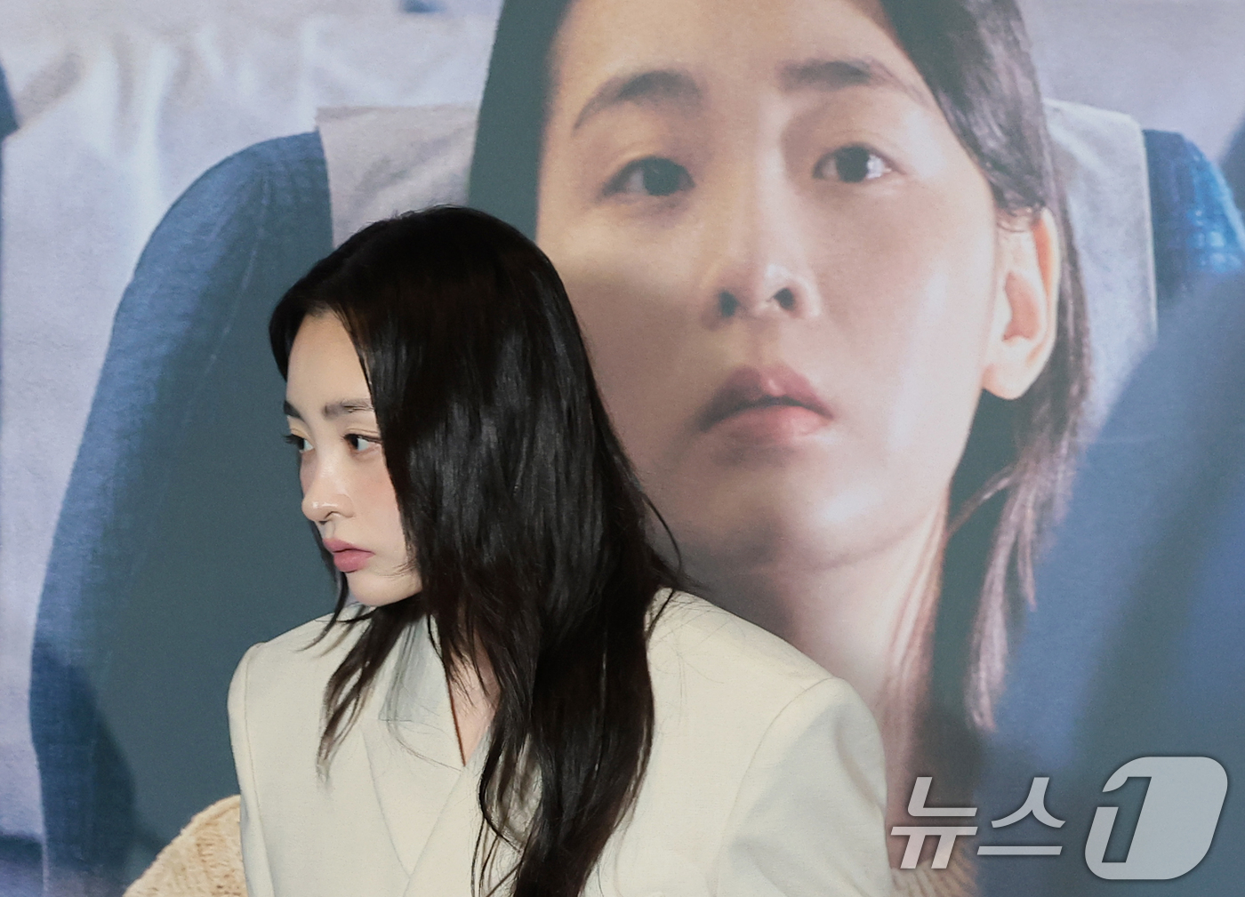 (서울=뉴스1) 권현진 기자 = 배우 김민하가 서울 용산구 CGV 용산아이파크몰에서 열린 영화 ‘하나 코리아’ 언론시사 및 기자간담회에 참석하고 있다.‘하나 코리아’는 낯선 삶 속 …