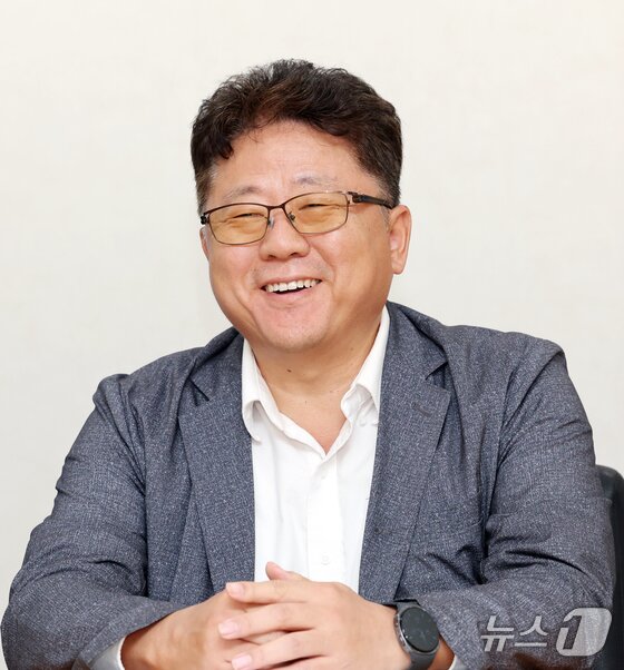 본문 이미지 - 한영성 효성중공업 연구소장이 26일 경기 안양시 동안구 효성 안양공장 기술원에서 뉴스1과 인터뷰를 하고 있다./뉴스1 김영운 기자