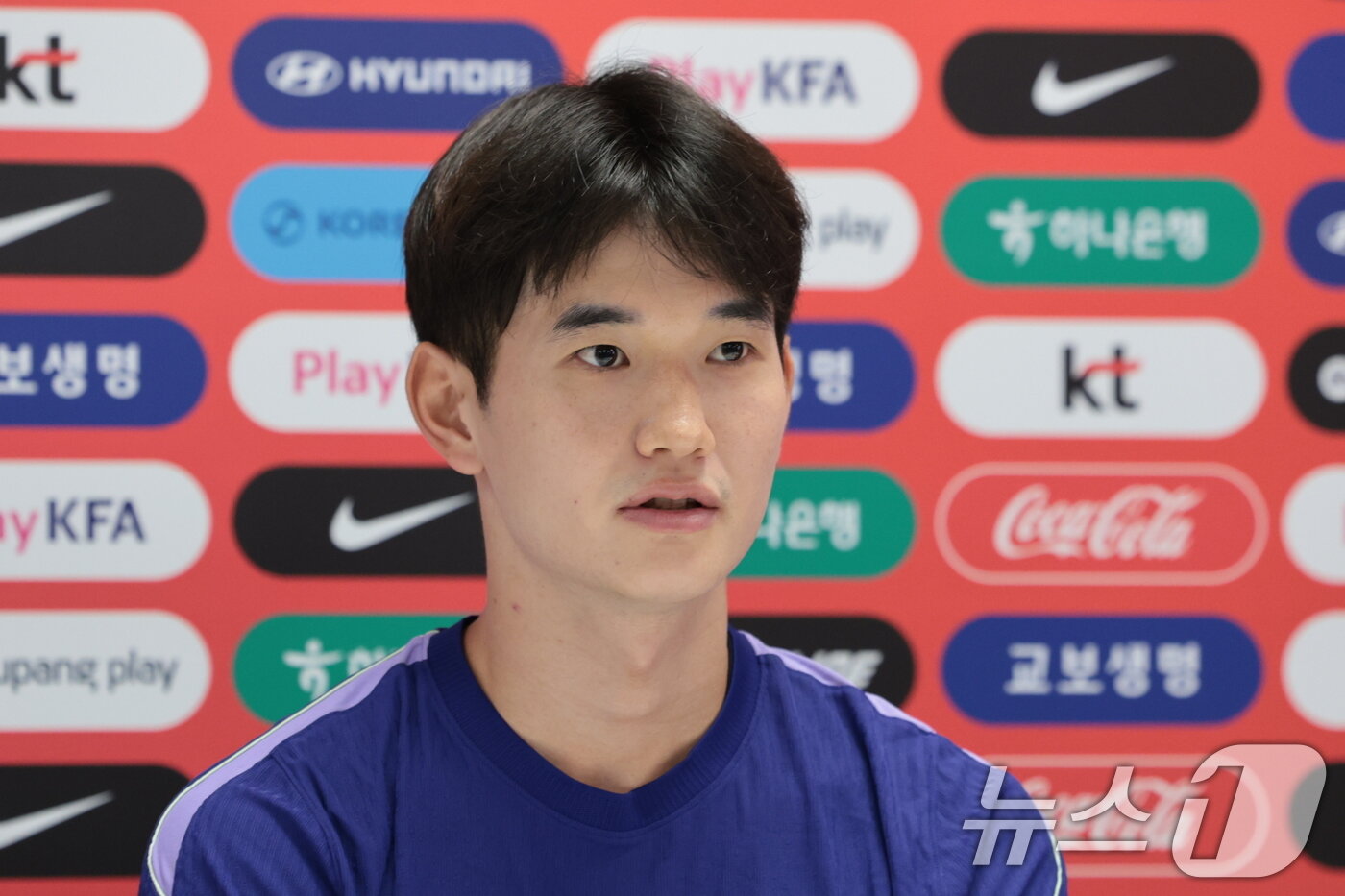 본문 이미지 - 축구대표팀 김진규 ⓒ 뉴스1 박지혜 기자