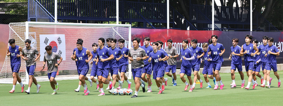 '다시 뛰는 대한민국 축구대표팀'