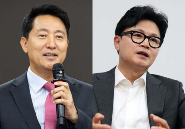 오세훈·한동훈, 장동혁 거취 두고 '미묘한 온도차'…보수내 주도권 경쟁