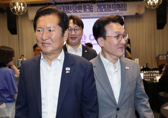 청년 당심 공략 나선 김민석·정청래