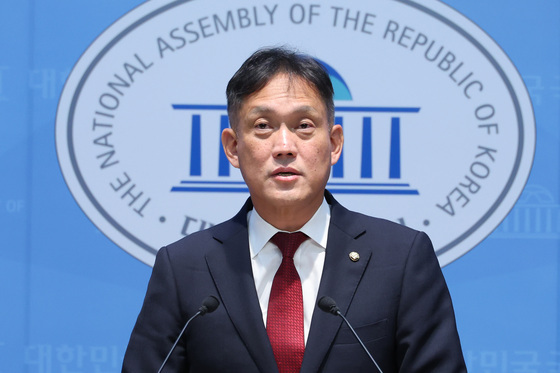 호남권 반도체 투자 관련 기자회견하는 김태규