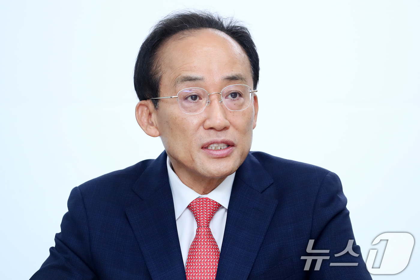 (대구=뉴스1) 공정식 기자 = 추경호 대구시장 당선인이 29일 대구 동구 대구콘텐츠센터에서 열린 민선 9기 인수위 정책제안 전달식에서 발언하고 있다. 2026.6.29/뉴스1