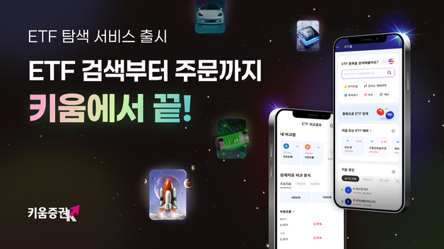 키움증권, ETF 탐색 서비스 출시…"ETF 비교·매매 한 번에"