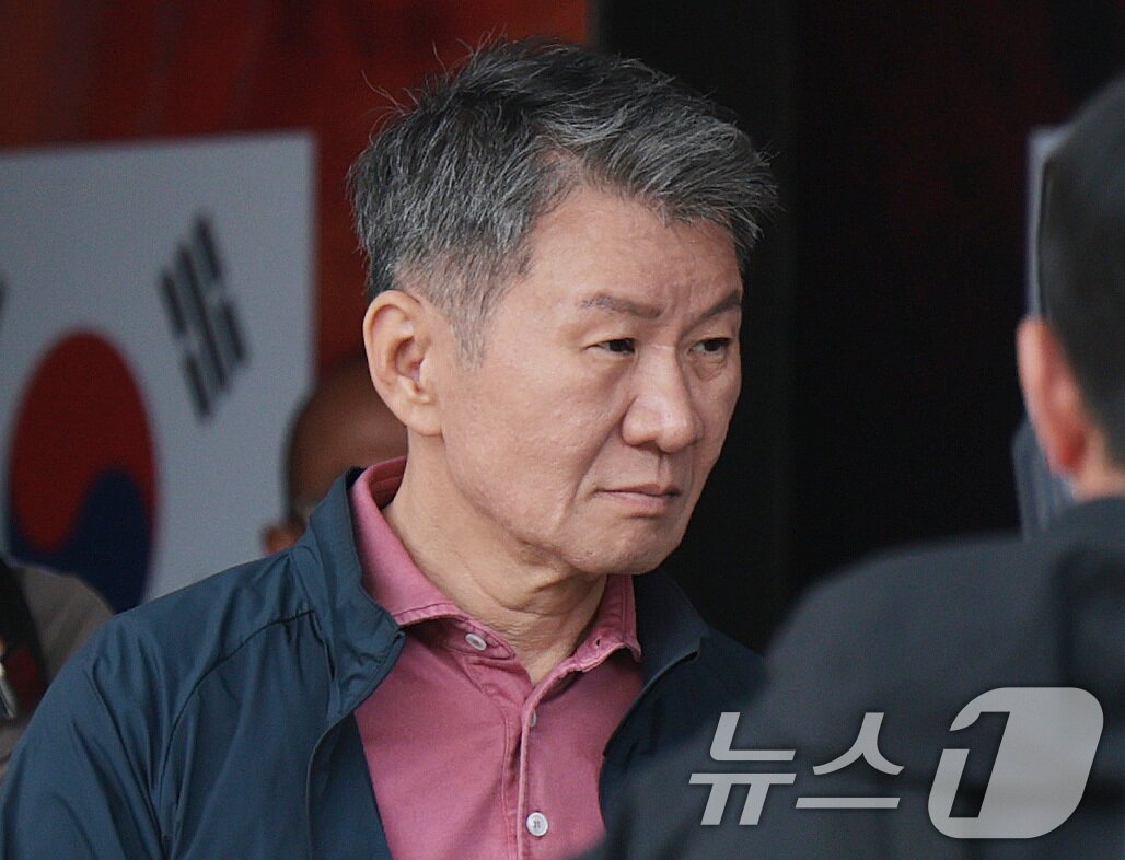 본문 이미지 - 정몽규 전 대한축구협회장. ⓒ 뉴스1 박지혜 기자
