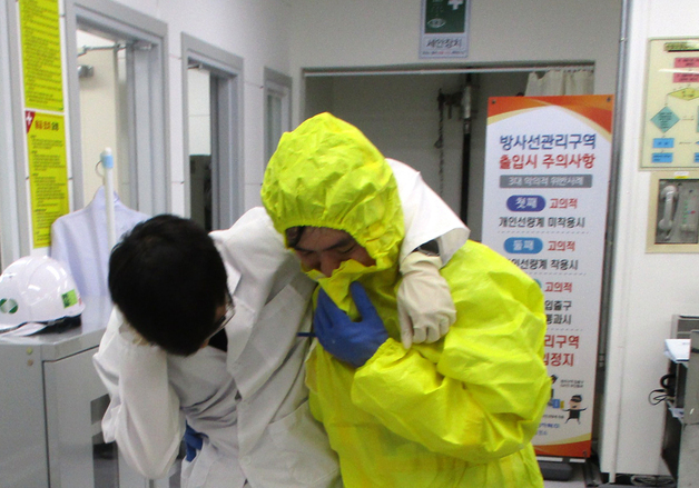 경주 월성원전서 화학물질 누출 대비 비상훈련…초동 조치 점검