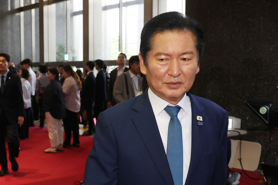 의총 참석하는 정청래 전 대표