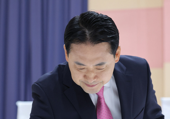 본투표하는 장동혁 대표