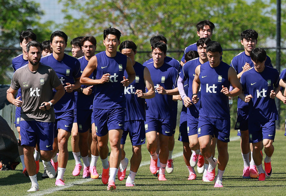 '마지막 평가전 하루 앞둔 축구대표팀'