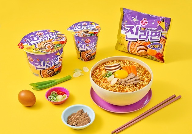 오뚜기, '진라면 약간매운맛' 용기·컵면 출시