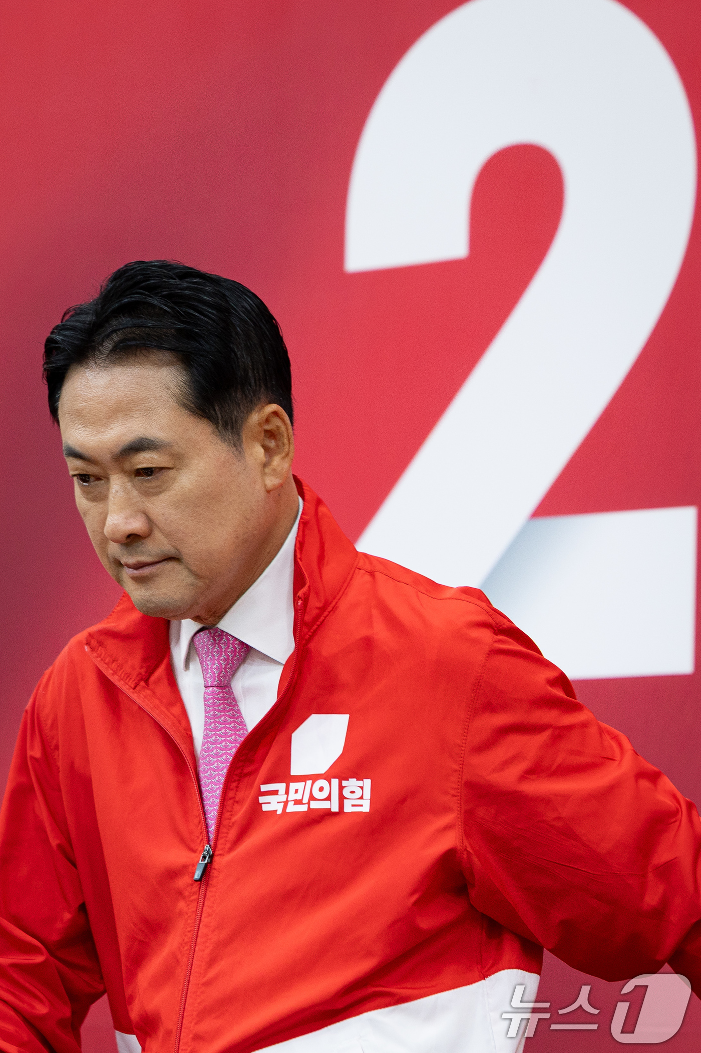 (서울=뉴스1) 유승관 기자 = 장동혁 국민의힘 대표가 제9회 전국동시지방선거 및 국회의원 재보궐 선거일인 3일 서울 여의도 국회에서 열린 중앙선거대책위원회의에 참석하고 있다. 2 …