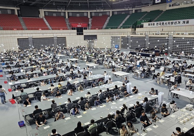 경남 시장·군수 선거 곳곳서 이변…개표율 24%
